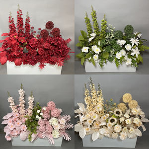 Arreglo Floral de Rosas Rojas para Simulación de Bodas, Decoración de Escenarios de Boda en el Bosque, Fondo para Compromisos, Flores Decorativas - Product Image 5