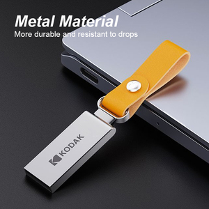 Kodak K122 Metal <b>USB</b> <b>2.0</b> Flash Drive with Leather Strap - Product Image 2