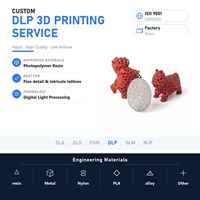Service d'impression 3D SLA de pièces en résine transparente personnalisées pour guides de lumière de lentilles et pièces fluidiques OEM
