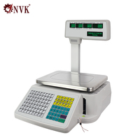 Elektronische digitale barcode weegschaal met LCD display, OEM/ODM, CE gecertificeerd, voor de voedingsmiddelen- en snackindustrie, hoge precisie, 30kg capaciteit