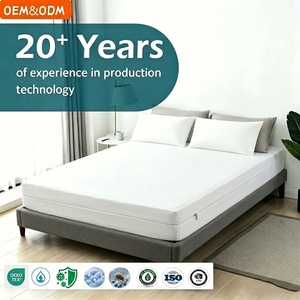 Housse <span class=keywords><strong>de</strong></span> matelas imperméable à 6 côtés, anti-punaises <span class=keywords><strong>de</strong></span> lit, zippée, douce et silencieuse, <span class=keywords><strong>de</strong></span> qualité supérieure - Product Image 1