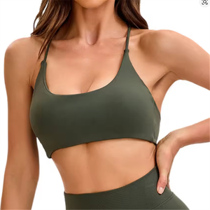 NCLAGEN Twist Back <span class=keywords><strong>reggiseno</strong></span> <span class=keywords><strong>sportivo</strong></span> di supporto alto <span class=keywords><strong>reggiseno</strong></span> per donne da palestra allenamento Push-up Yoga senza cuciture biancheria intima da corsa <span class=keywords><strong>reggiseno</strong></span> Fitness - Product Image 6