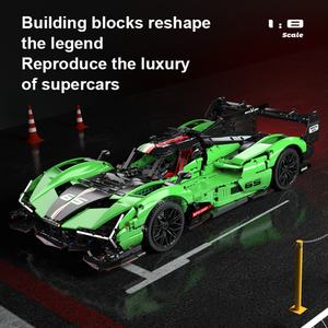 1:8 Super Racing SC65, Coche de Carreras Simulado, Serie de Coches Deportivos, Modelo Ensamblado, Juguetes para Niños, Regalo, Juego de Bloques de Construcción - Product Image 3