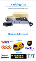Mini PC Industrial con Procesador I5-8260U de Cuatro Núcleos, Sin Ventilador, COM RS232 RS485, 4x en Tel GbE, DC VGA, HD-MI, para Control de Movimiento y Aplicaciones Médicas