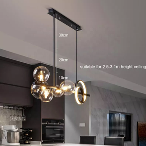 Projet <span class=keywords><strong>Salon</strong></span> Hôtel Restaurant Creative Boule De Verre Pendentif Lumière Pour <span class=keywords><strong>Salon</strong></span> - Product Image 6