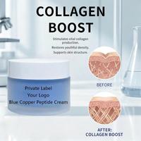 Crème hydratante pour le visage au peptide de cuivre bleu GHK-Cu Snap 0, marque privée