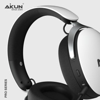 Aikun GH800WR Headphone Gaming Dinamis Nirkabel Over-Ear untuk Olahraga dengan 5.3 ENC IPX3 Tahan Air, Kulit, Aluminium, Ringan, dan Tahan Lama