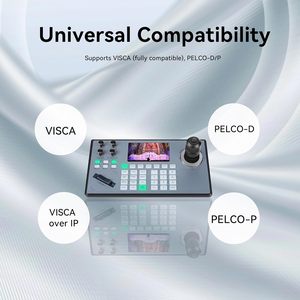 Phát sóng tevo 20x PTZ hội nghị máy ảnh PoE NDI và 4D phím điều khiển Điều khiển cho hội nghị chuyên nghiệp nhà thờ trực tuyến - Product Image 4