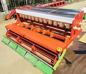 Máy kéo nông nghiệp hệ thống treo 12 Hàng lúa mì yến mạch cỏ linh lăng seeder + thụ tinh seeders và máy trồng - Product Image 4