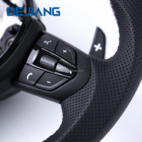 Volant de voiture en cuir M-Sport à fond plat pour BMW X1 X2 X3 X4 F30 F10 F21 F22 F15 F16 F45 E70 E90 E84 E71 E92 PROMOTION EXCEPTIONNELLE