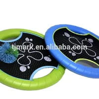 OEM customized TJ mark hot sale game toy koosh ball catch beach ball set 101483 garden trampoline paddle ball