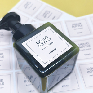 Tùy Chỉnh Nhãn Sticker Tự Dính Không Thấm Nước Tổng Hợp Giấy Dầu Gội Chai In Vanish Bao Bì Nhãn - Product Image 3