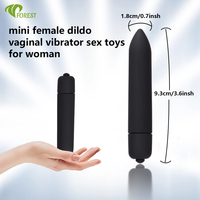 Vibrateur féminin miniature puissant à dix fréquences pour massage intime et plaisir préliminaire – Produits pour adultes en gros
