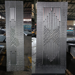 ABYAT Plaques métalliques en acier estampé à motifs gaufrés <span class=keywords><strong>pour</strong></span> revêtement de <span class=keywords><strong>porte</strong></span>, modèles de design tendance - Product Image 6