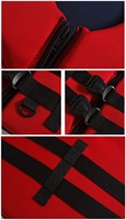 Busa EPE Neoprene apung besar tali yang dapat disesuaikan laut laut Motoboat Jet Ski hitam Neoprene Impact rompi Life Jacket wakeboard