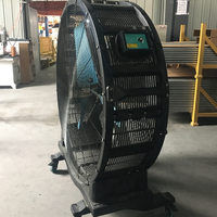 Grand ventilateur mobile industriel 220V tension pratique refroidissement à l'air synchronisation à aimant permanent ventilateurs de ventilation utilisation en usine