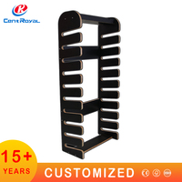 Support de sol en bois pour magasin de détail, présentoir pour planche de surf, planche à pagaie, présentoir pour skateboard, design moderne, taille personnalisable