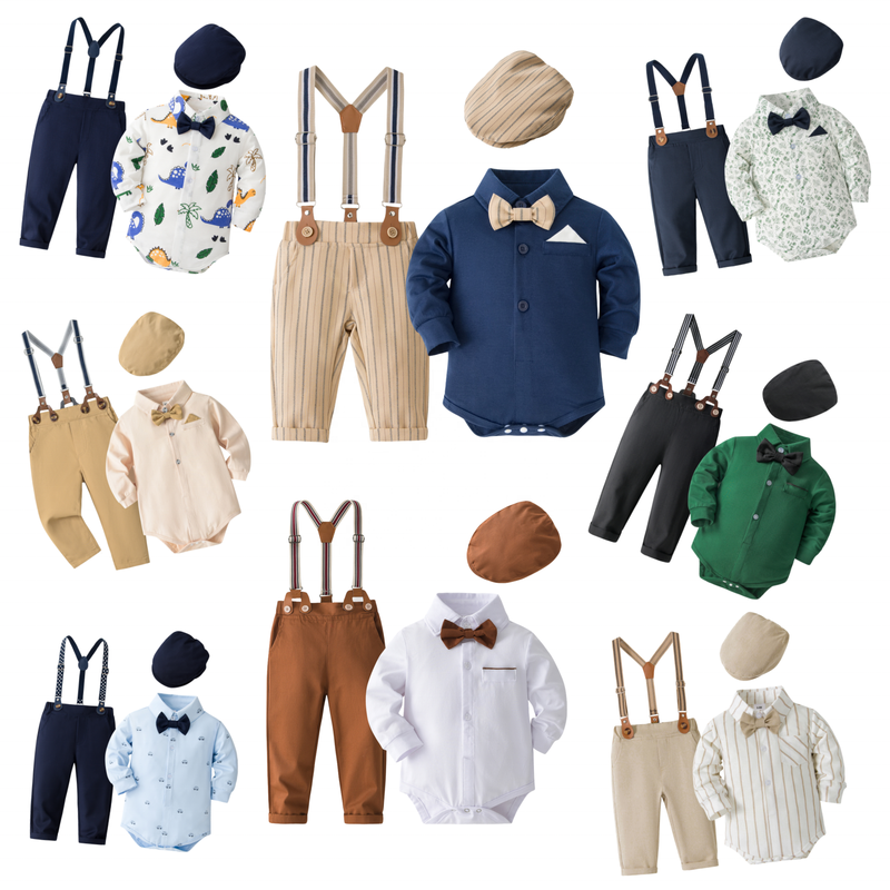 Boy Suit Toddler Clothes Shortsleeve Baby