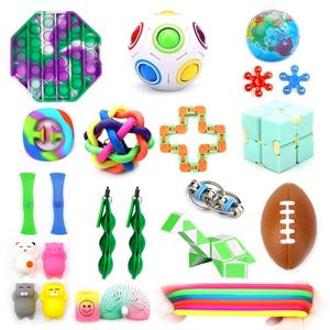 0061 Push Pop Bubble Mochi <b>Squishy</b> Fidget Toy Kit Plastic Rainbow Puzzle Ball Flippy Chain Sensory Snappers Novelty Gag Toys Set - Product Image 4