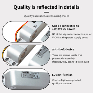 FFi ZB205NC a bassa temperatura pannello stretto elettrico Fail Secure di alimentazione per aprire il segnale di feedback - Product Image 5