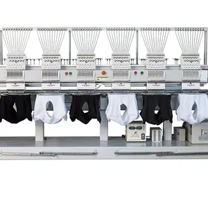 6 người đứng đầu thêu giá sản xuất làm cho máy thêu máy tính thêu máy tính - Product Image 1