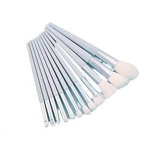 Set de 12 Brochas de Maquillaje de Pelo Sintético para Delineador, Bálsamo Labial, Polvo Suelto, Contorno, <span class=keywords><strong>Sombra</strong></span> de Ojos, Colorete y Corrector - Herramientas de Belleza - Product Image 3