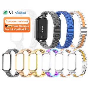 HUANLONG Stainless Steel Strap for Redmi <b>Watch</b> 2 Band Breathable Replacement Sport Wristband Smartwatch Accessories - Product Image 1
