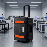 Machine de nettoyage au laser à impulsions refroidie par air 100W JPT MOPA pour surfaces métalliques, bois et pierre