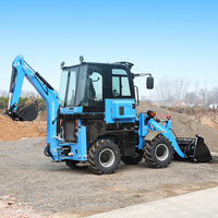 Chargeuse-pelleteuse 4x4 LANDWARD à prix d'usine, petite chargeuse-pelleteuse-excavatrice chinoise