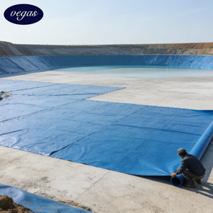 แผ่นปูบ่อ HDPE สีฟ้า ป้องกันรังสียูวี เป็นมิตรกับสิ่งแวดล้อม หนา 0.5-2.0 มม. แบบม้วน ผลิตตามสั่ง สำหรับบ่อเลี้ยงปลา ที่ฝังขยะ บ่อเก็บน้ำ และแผ่นปูเขื่อน - Product Image 6