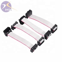 AWM2651 28awg 6 8 10 12 14 16 20 24 26 30 50 64 pin 2.54mm pitch ffc nach band kabel flexible flach kabel idc kabel
