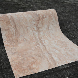 Échantillons gratuits de carrelage mural décoratif en pierre de travertin en céramique douce rouge andin moderne, mur en pierre flexible en argile flexible - Product Image 5