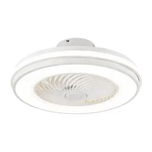 762 LED Đèn Chùm Với Ánh Sáng Quạt Trần Hiện Đại Điều Khiển Từ Xa Quạt Trần Fan Hâm Mộ Cổ Điển Đèn Chùm Thông Gió De Techo Con Luz