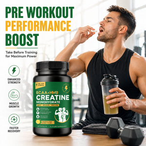 Integratore di Creatina Monoidrata, BCAA e HMB per lo Sviluppo Muscolare - Capsule |   Prodotto per <span class=keywords><strong>Dropshipping</strong></span> su Amazon - Product Image 4