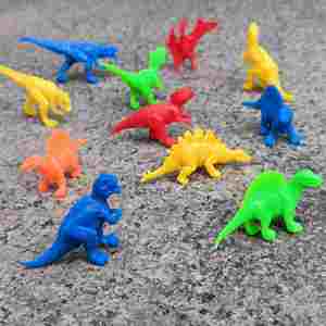 Set de Mini Dinosaurios, Juguetes de Dinosaurios Sólidos, Modelos de Dinosaurios Arqueológicos de Gel Suave, Juguete Antiestrés - Product Image 2