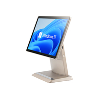 HIDISIM GC191 Terminal Punto de Venta con Pantalla Táctil Capacitiva de 15'' y 10 Puntos, Sistema de Caja Registradora de Escritorio Android 11, 4G/WiFi/NFC Bluetooth 5.2