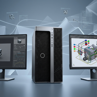 Estación de Trabajo en Torre Precision 7960, Servidor de Escritorio, Procesador Intel Xeon W, Memoria DDR5 ECC, 2 TB de Almacenamiento, Ideal para CAD 3D Profesional