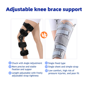 <span class=keywords><strong>Rodillera</strong></span> Ortopédica Articulada OEM con Ángulo Ajustable y Bloqueo de Rango de Movimiento para Postoperatorio, OA, Inmovilizador de Rodilla y Férula para Ligamento ACL - Product Image 5