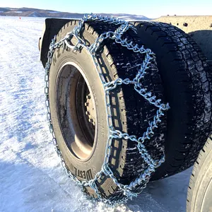 BOHU catene da neve per pneumatici in acciaio legato antiscivolo per autocarri leggeri di alta qualità