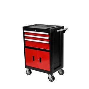 Usine EverForce Armoires à tiroirs multiples en métal Armoires de réparation automobile avec 3 tiroirs pour coffre mécanique d'atelier - Product Image 3