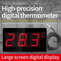 Thermomètre et hygromètre industriel avec sonde étanche, capteur IoT, enregistreur de données en temps réel pour CVC LX923TM-B