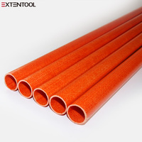 Perche télescopique en fibre de verre et aluminium écologique avec pinces de fixation à verrouillage rapide pour outils de nettoyage de vitres