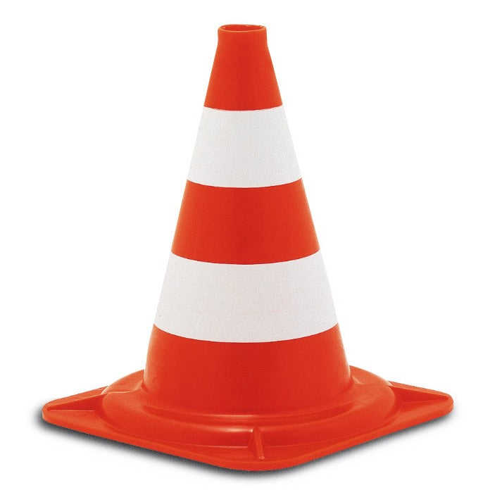 Plastic Traffic Cone for Roadway and Traffic Safety Delineator Post