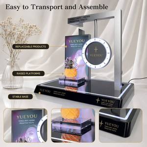 Exhibidor <span class=keywords><strong>de</strong></span> Perfumes LED con Marco Acrílico, Moderno, Portátil y Desmontable, para Fragancias <span class=keywords><strong>de</strong></span> Lujo - Product Image 2
