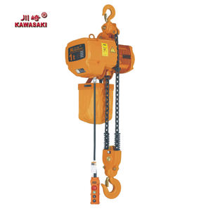 Kawasake 1 טון שרשרת חשמל זרם מחיר זול באיכות גבוהה עם טרולי לסדנה חמה למכירה אלחוטית - Product Image 1