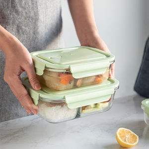 Oneup — boîte à Bento étanche, boîtier de repas pour adulte, 2 compartiments, micro-ondes chauffage, vente en gros - Product Image 6