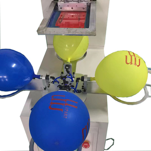 <strong>Balloon</strong> Screen Printer High Quality Single Color 4 Station Semi Automatic Rotary <strong>Balloon</strong> Logo Screen <strong>Printing</strong> <strong>Machine</strong> <strong>Supplier</strong> - Product Image 6