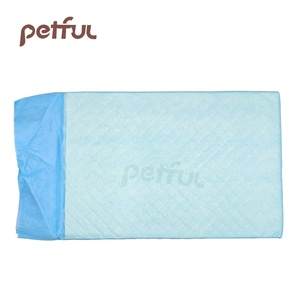 Coussinets absorbants jetables pour <span class=keywords><strong>chien</strong></span> à absorption instantanée, épais, 6 couches, avec SAP 3g, pour défécation, bleus, vente en gros - Product Image 5