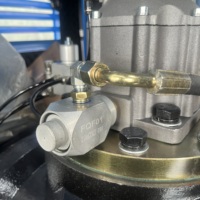 Compresseur d'air industriel à vis portatif Airstone Heawy Duty sur remorque mobile à quatre roues, 185cfm 145psi, avec moteur diesel, pour l'exploitation minière