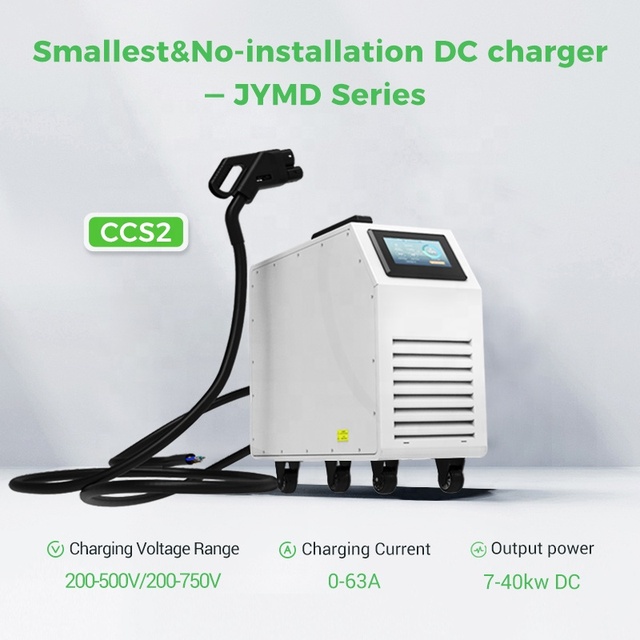 Best Price Fast Charger Electric Vehicle Charging Station 40kw 60kw Ev Dc Portable Ccs2 Charger with 3 Phase 380v AC Input